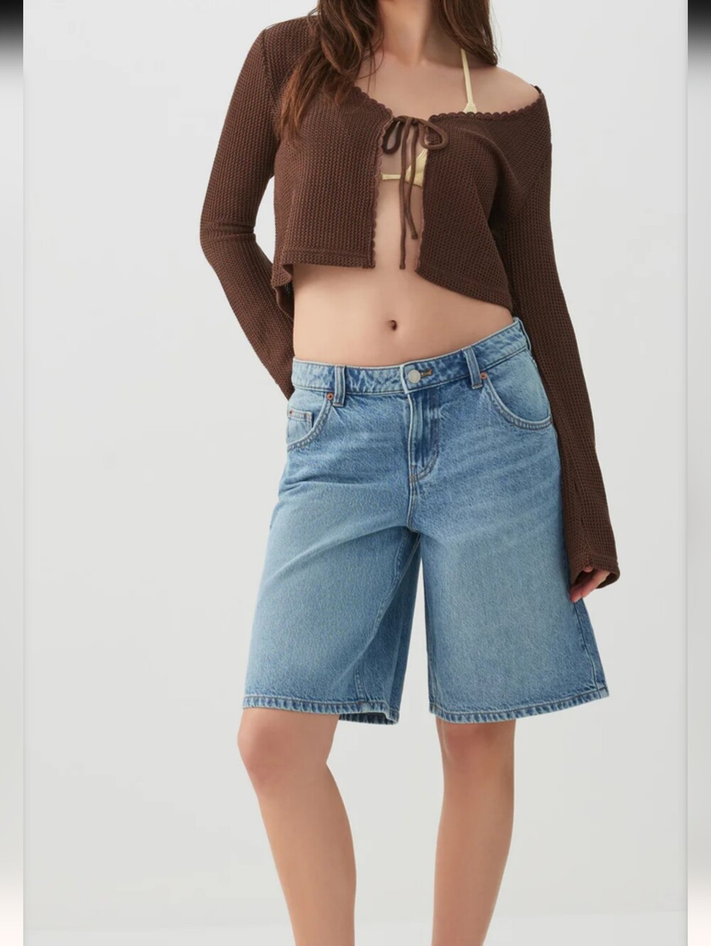 Ardene Light Blue Denim Jean Shorts